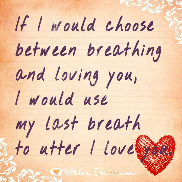Cute Romantic Quotes For Her
 17 Best images about I Love You on Pinterest