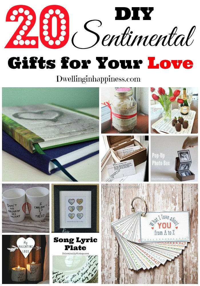Cute Sentimental Gift Ideas For Boyfriend
 20 DIY Sentimental Gifts for Your Love