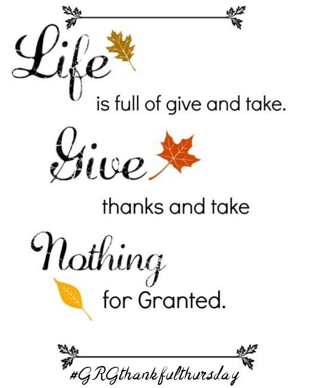 Cute Thanksgiving Quotes
 Give and take quotes for friends