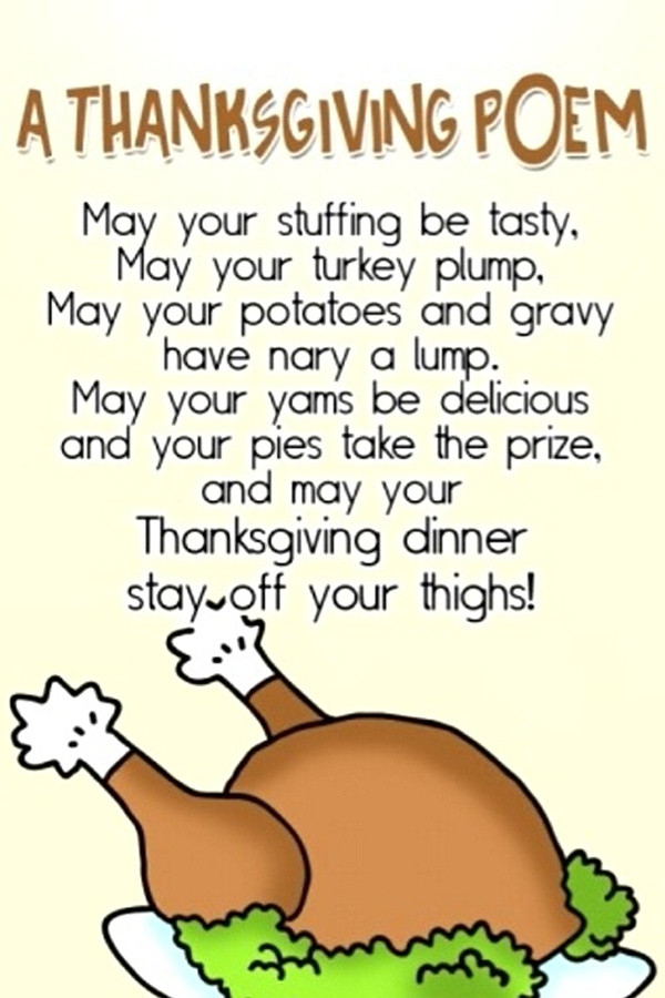 Cute Thanksgiving Quotes
 A Thanksgiving Poem s and for