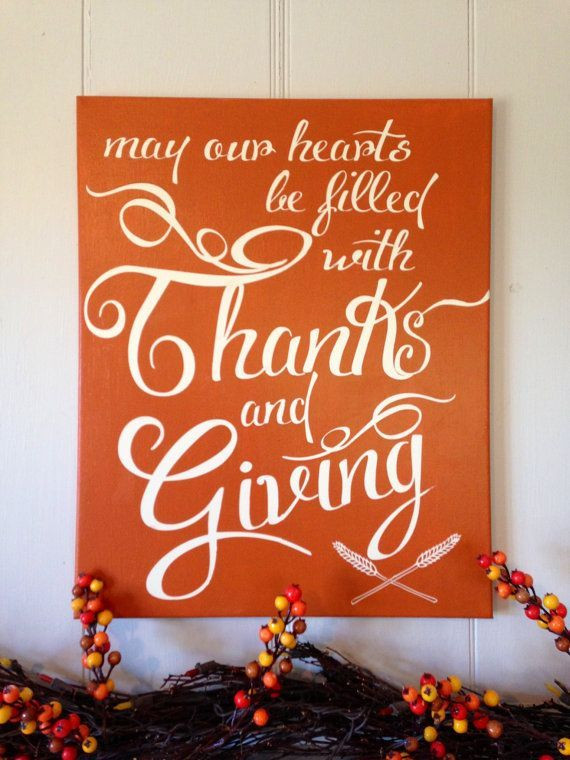 Cute Thanksgiving Quotes
 Thanksgiving Holiday Fall Decoration Painted