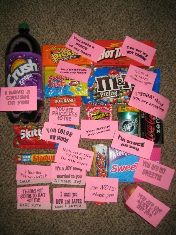 Cute Valentines Day Gift Ideas Boyfriend
 candy grams ideas Homemade Gifts Pinterest