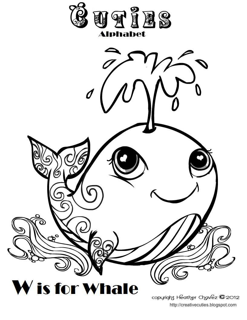 Cuties Coloring Pages
 Quirky Artist Loft Cuties Free Animal Coloring Pages