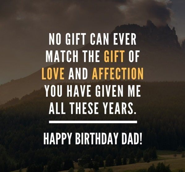 Dad Birthday Quotes From Daughter
 200 Wonderful Happy Birthday Dad Quotes & Wishes BayArt