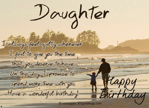 Dad Birthday Quotes From Daughter
 Birthday Wishes for Daughter 365greetings