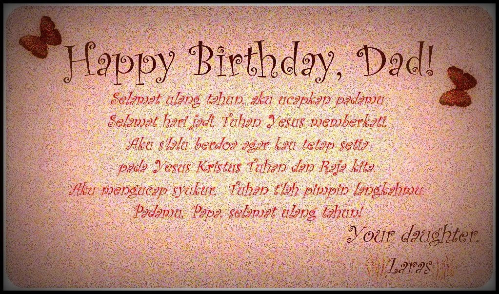 Dad Birthday Quotes From Daughter
 Happy Birthday Dad From Daughter Quotes QuotesGram