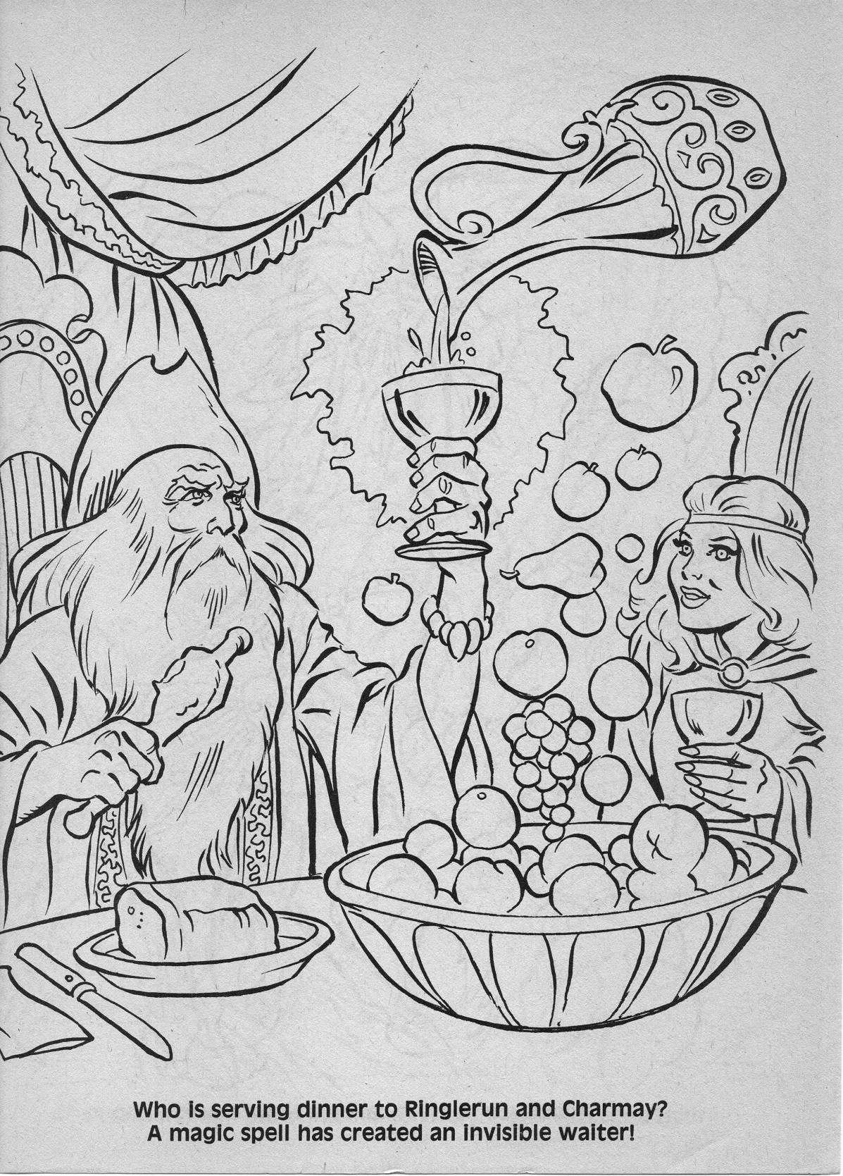 D&amp;D Coloring Pages
 Advanced Dungeons & Dragons Characters Coloring Book 1983