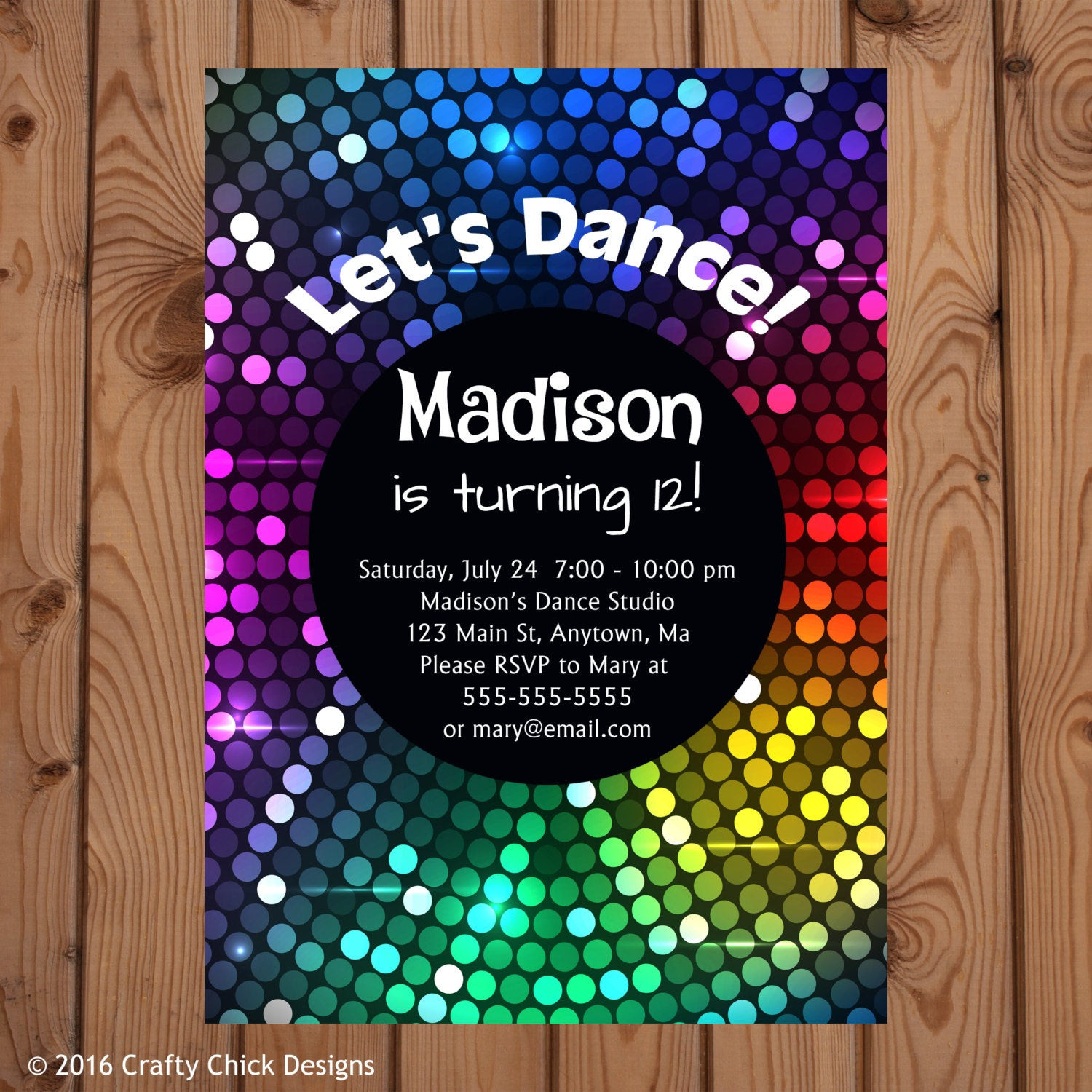 Dance Birthday Party Invitations
 Dance Party Invitations Dance Birthday Invitation Disco