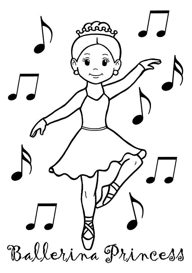 Dance Coloring Pages For Kids
 33 best ideas about Coloring Pages for Young Dancers on
