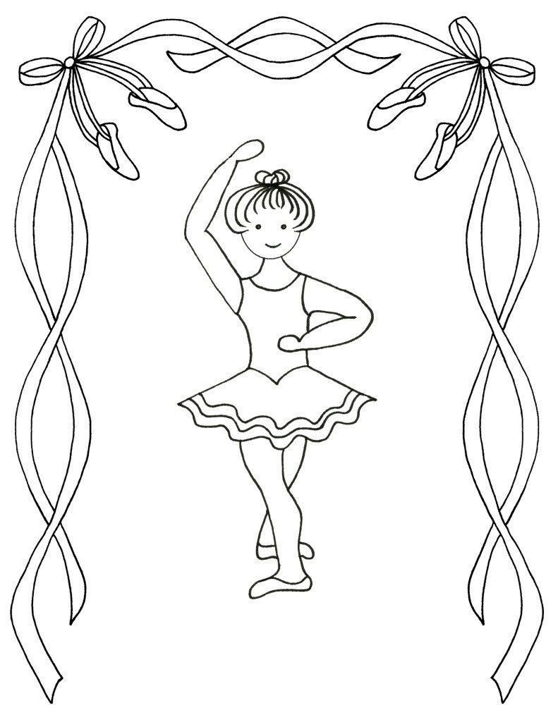 Dancing Coloring Pages
 Free Printable Ballet Coloring Pages For Kids