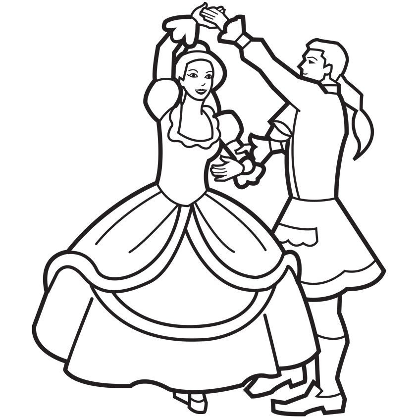 Dancing Coloring Pages
 Dance Coloring Page Coloring Home