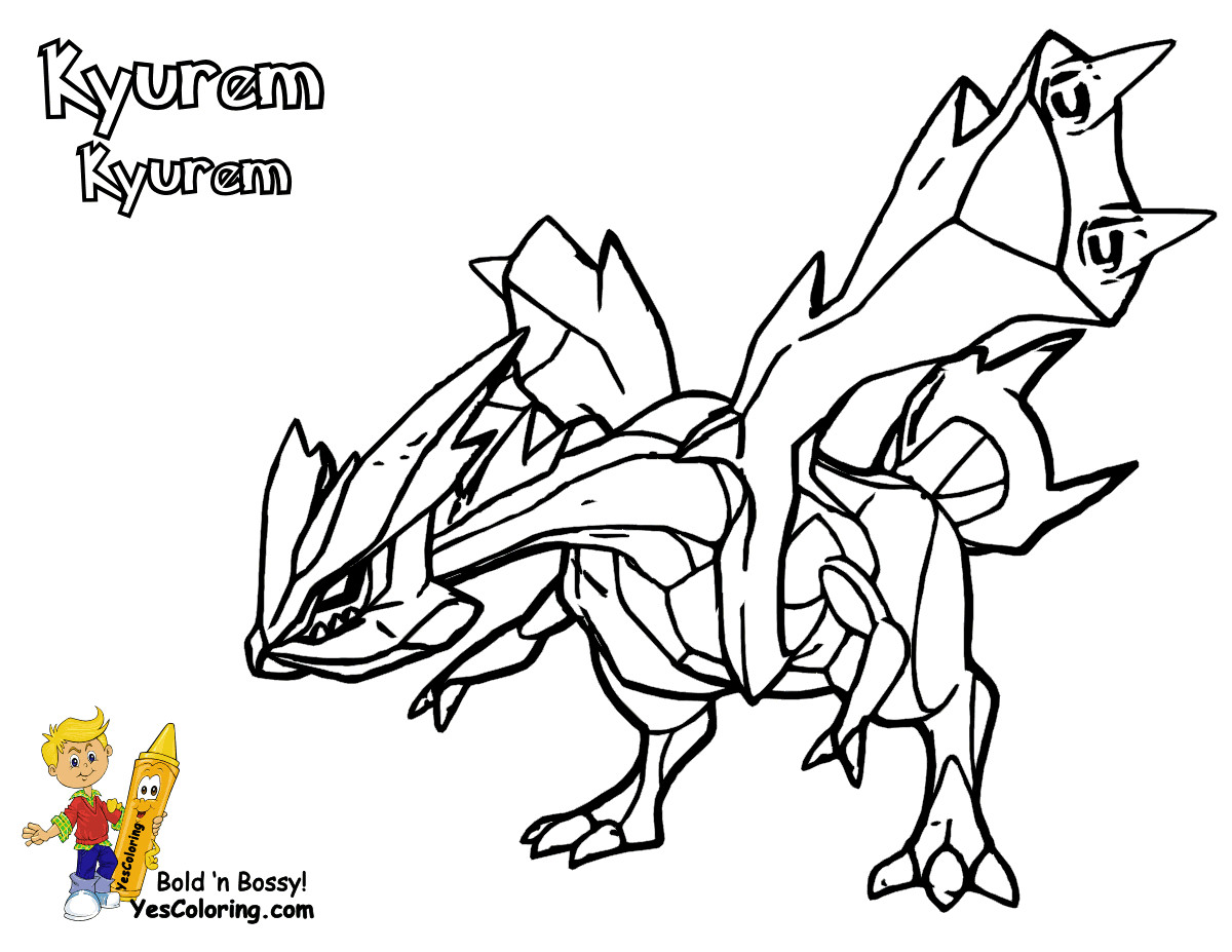 Dark Pokemon Coloring Pages For Boys
 Dynamic Pokemon Black And White Coloring Sheets