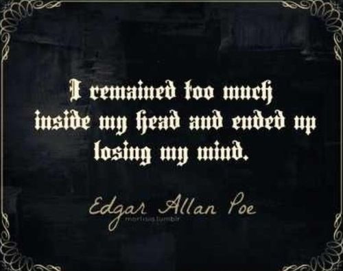Dark Romantic Quotes
 Best 25 Poe quotes ideas on Pinterest