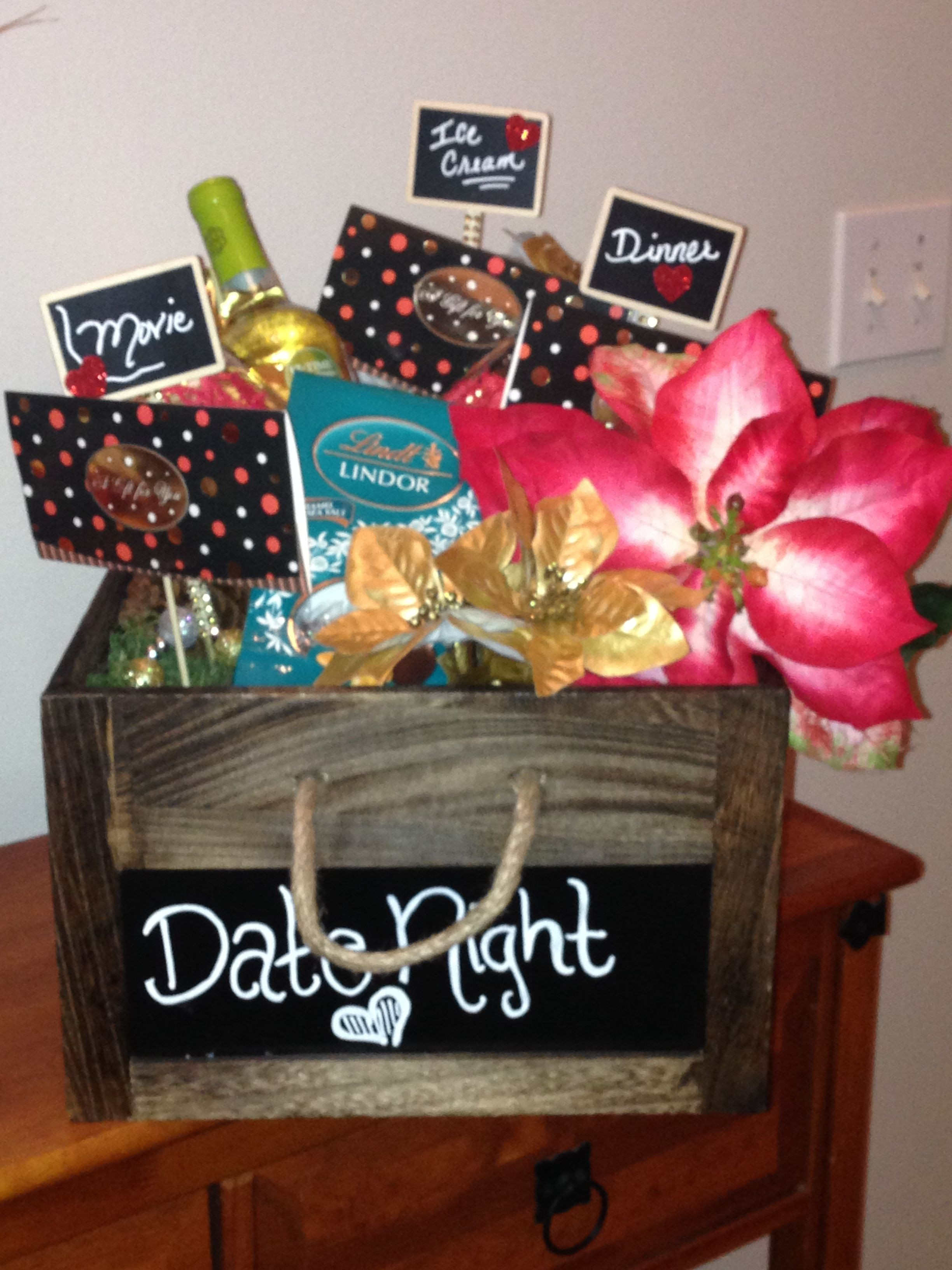 Date Night Gift Basket Ideas
 Date Night t basket Gift ideas