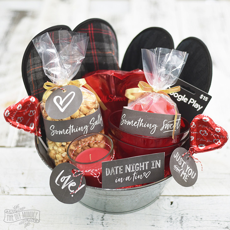 Date Night Gift Basket Ideas
 Valentine s Day Date Night In Gift Basket Idea 24 More