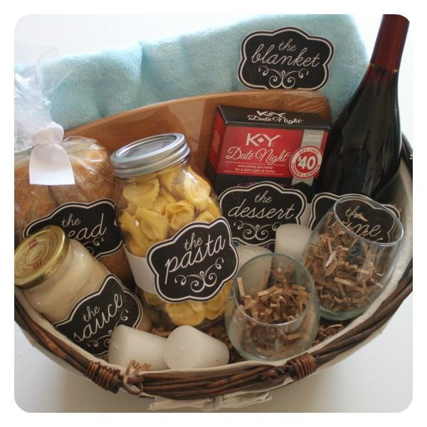 Date Night Gift Ideas For Couples
 Best 25 Date Night Basket ideas on Pinterest