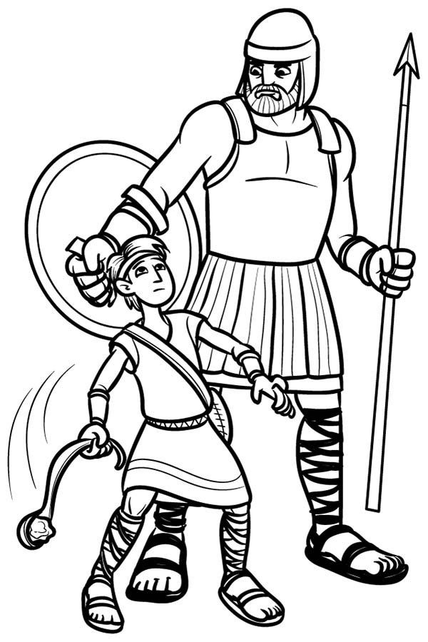 David And Goliath Coloring Pages
 108 best 2016 Discipleland images on Pinterest