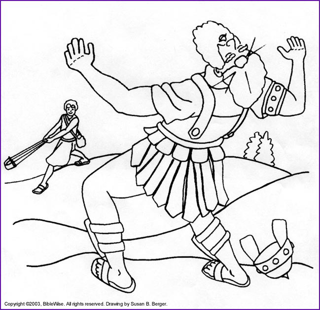 David And Goliath Coloring Pages
 david and goliath coloring pages