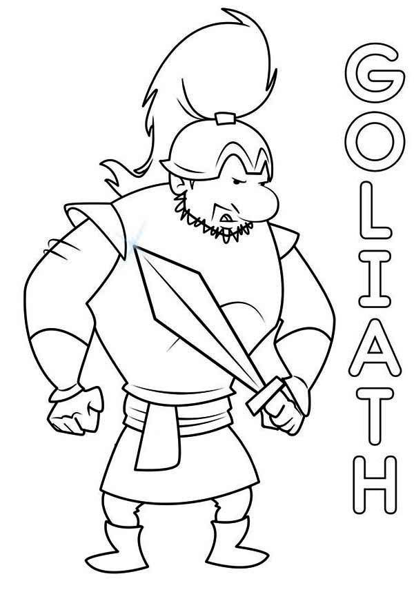 David And Goliath Coloring Pages
 Free Printable Coloring Pages David And Goliath Coloring