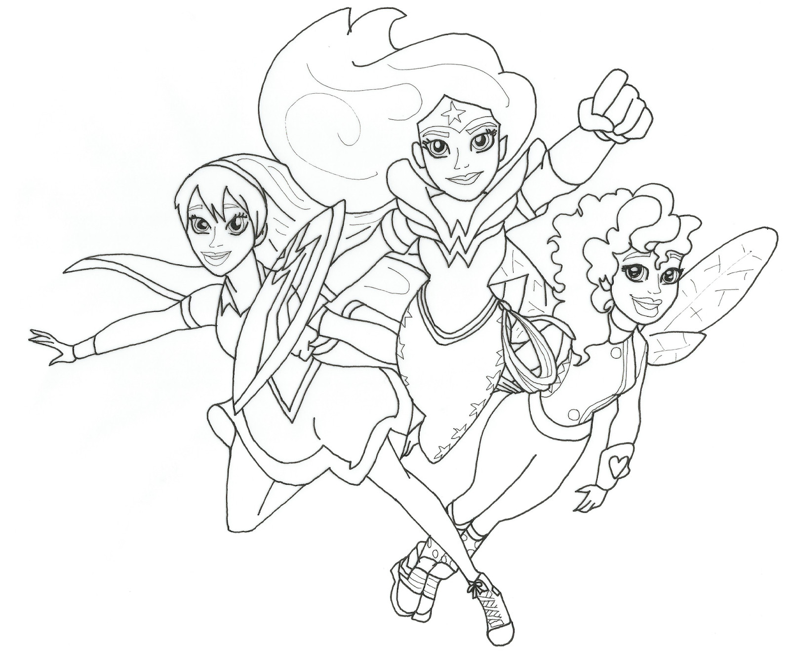 Dc Superhero Boys Coloring Pages
 Free printable coloring page for DC Super Hero Girls