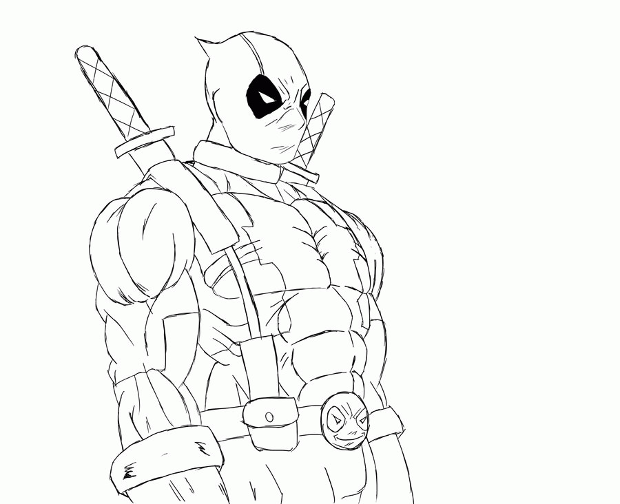 Deadpool Coloring Pages
 Deadpool Coloring Pages Coloring Home