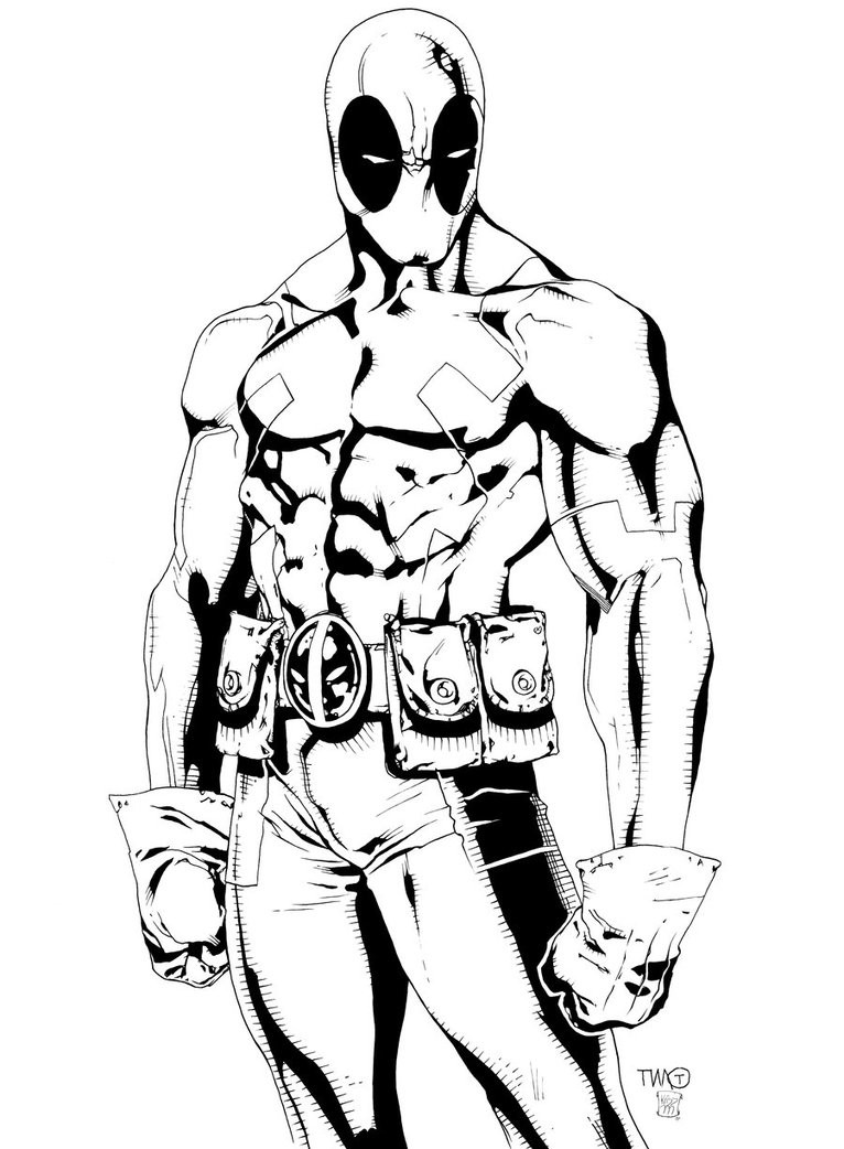 Deadpool Coloring Pages
 Free Printable Deadpool Coloring Pages For Kids