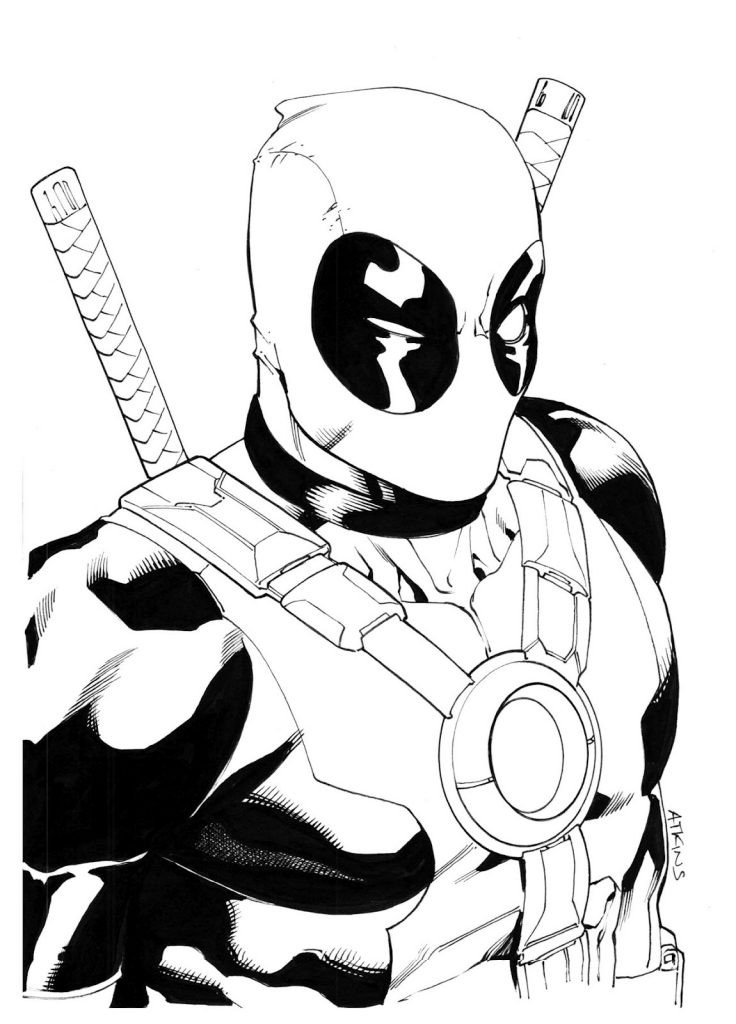 Deadpool Coloring Pages
 Free Printable Deadpool Coloring Pages For Kids