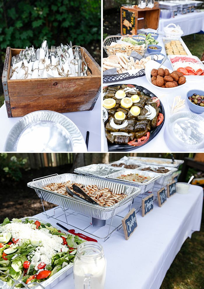 Decor Ideas For Engagement Party
 Our Backyard Engagement Party Details The Food & Utensil