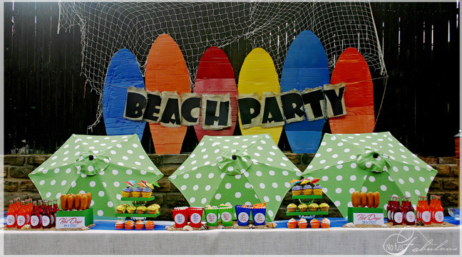 Decorating Ideas For A Beach Party
 Sonsurf Beach Bash Decorating Ideas