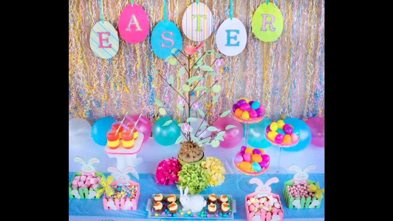 Decorating Ideas For Easter Party
 at home Easter Party ideas for kids