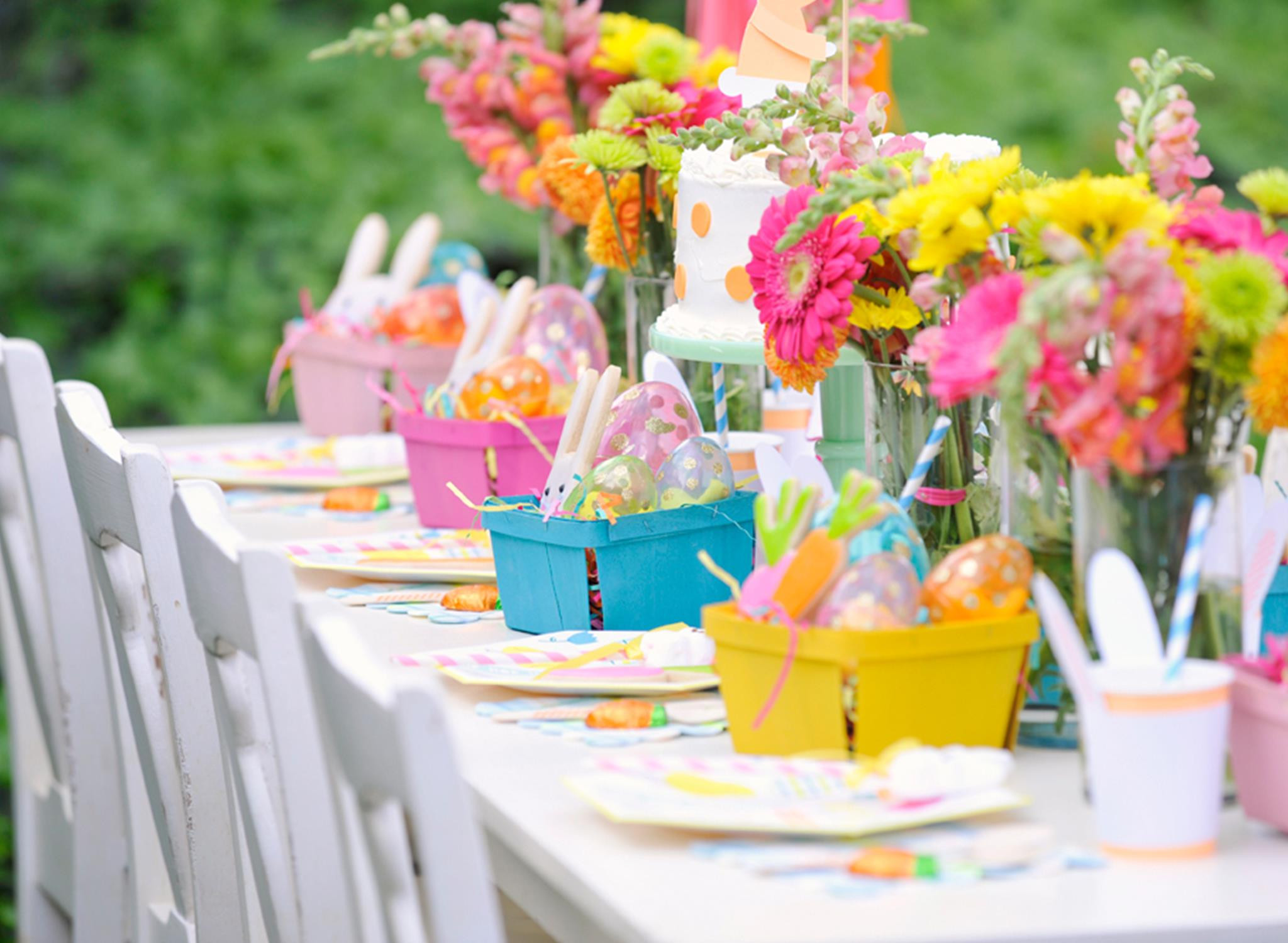 Decorating Ideas For Easter Party
 Plan a Bunny tastic Kids Easter Party Project Nursery