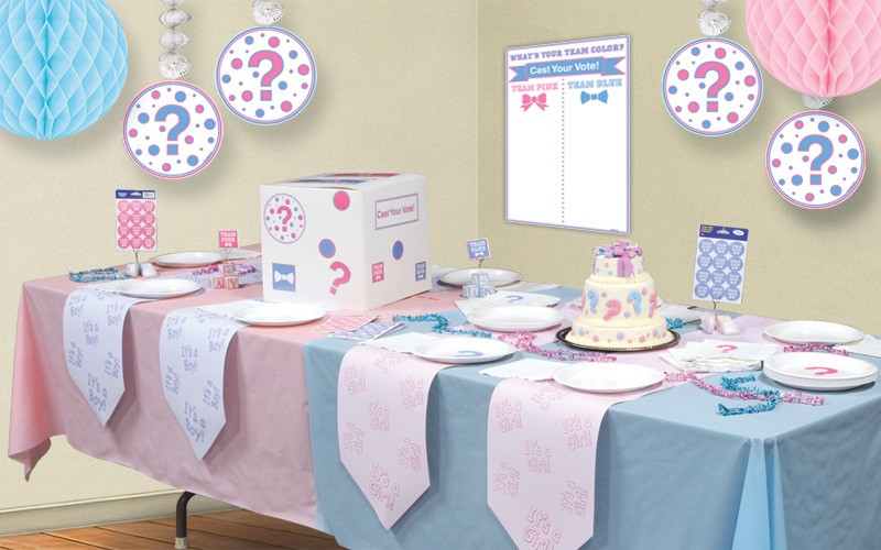Decoration Ideas For Gender Reveal Party
 Baby Gender Reveal Party Ideas PartyCheap