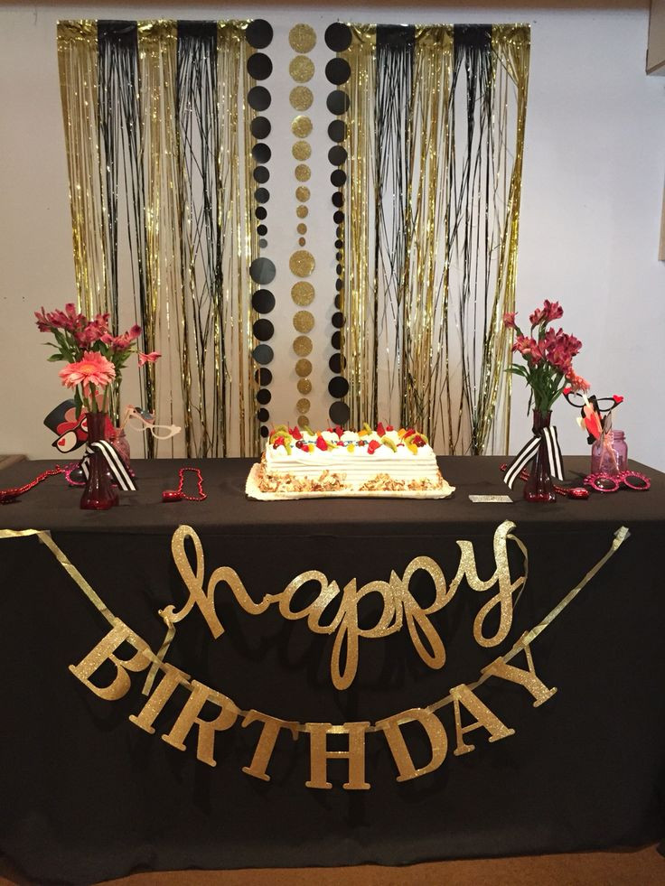 Decorations For 50Th Birthday
 17 best ideas about Gold Party Decorations on Pinterest