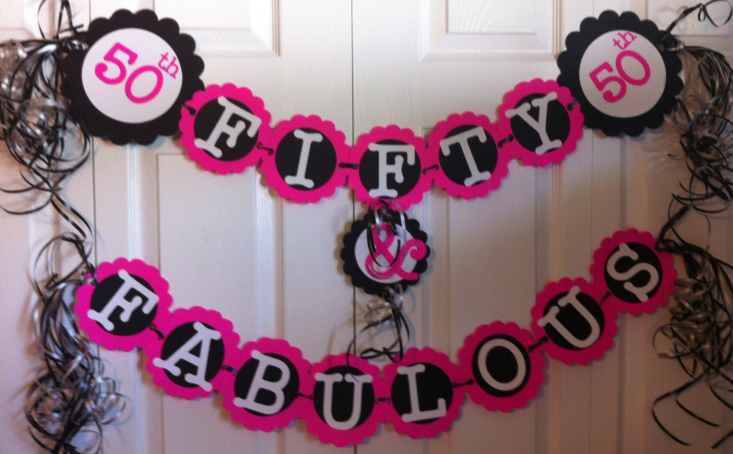 Decorations For 50Th Birthday
 50th Birthday Decorations Party Banner Fifty & Fabulous