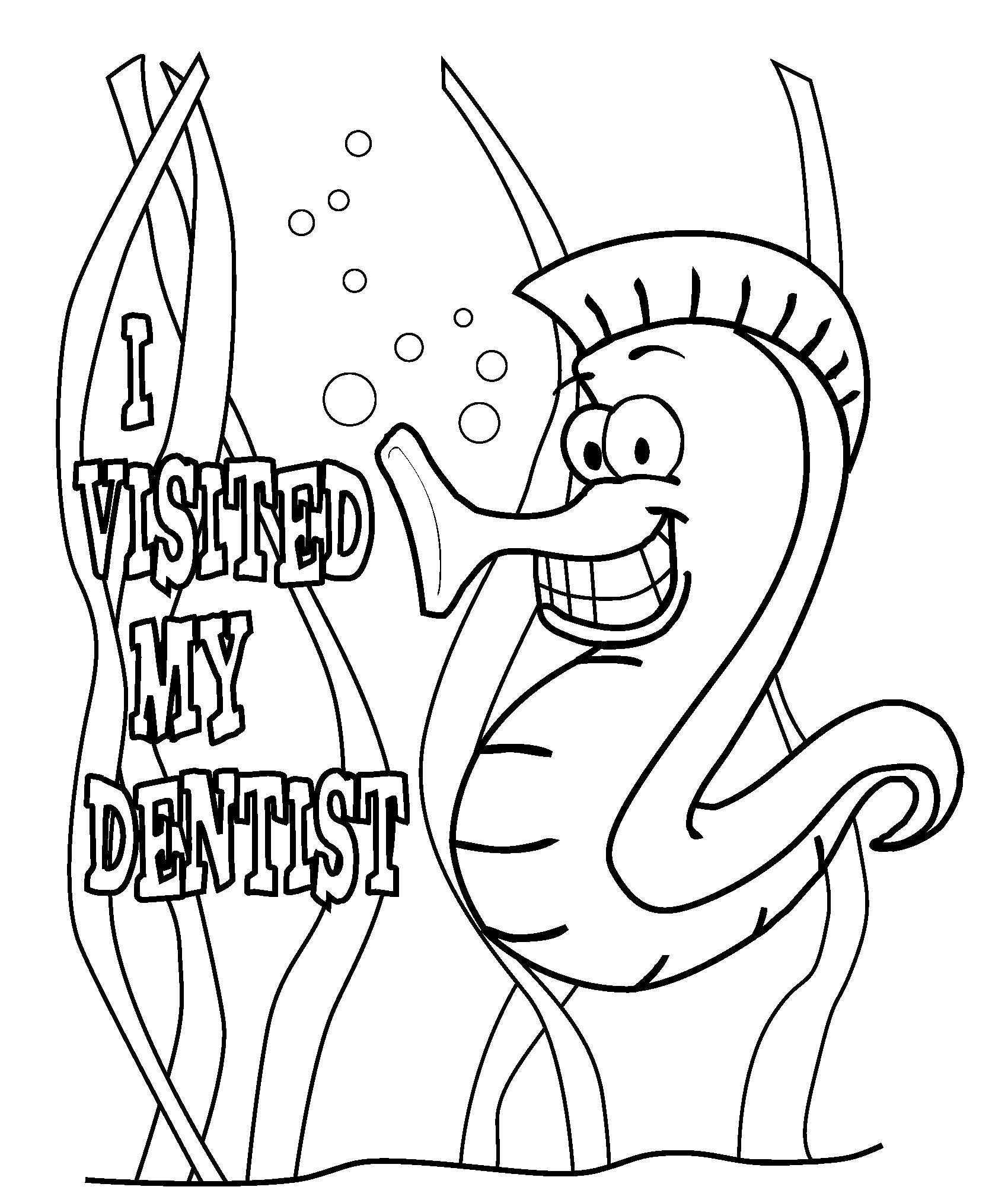 Dental Coloring Pages Printable
 Free Dental Coloring Pages Bestofcoloring
