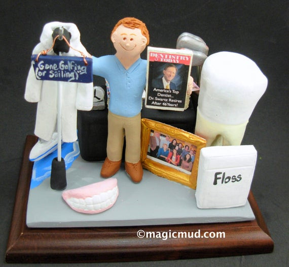 Dental School Graduation Gift Ideas
 Retirement Gift for a Dentist Custom Made Dentist Gift