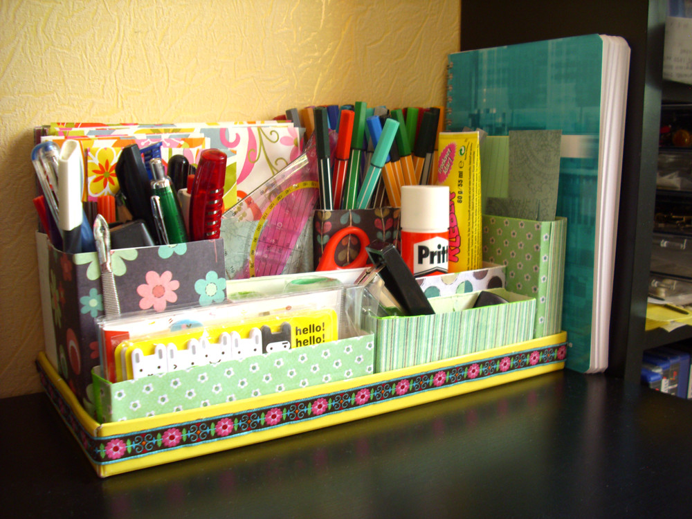 Desk Organization Ideas DIY
 DIY Desk Organizer