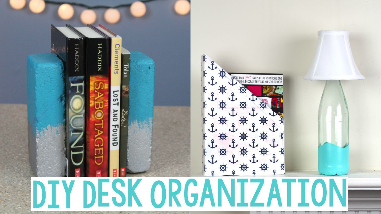 Desk Organization Ideas DIY
 DIY Desk Organization
