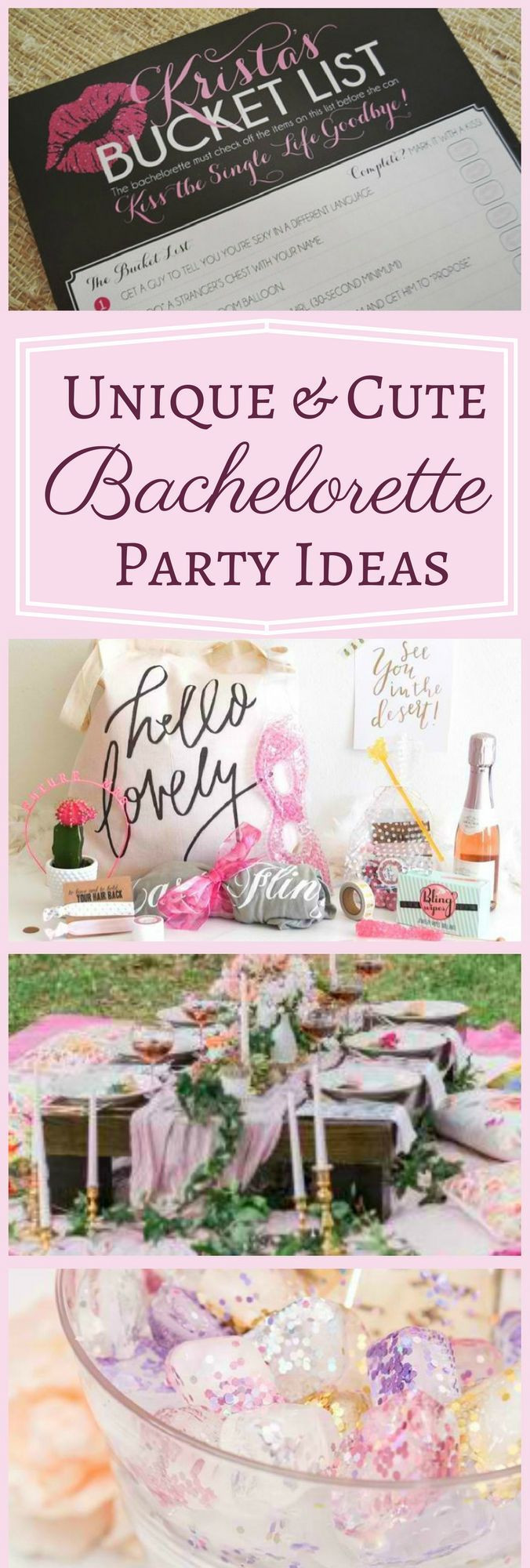 Different Bachelorette Party Ideas
 Best 25 Unique bachelorette party ideas ideas on