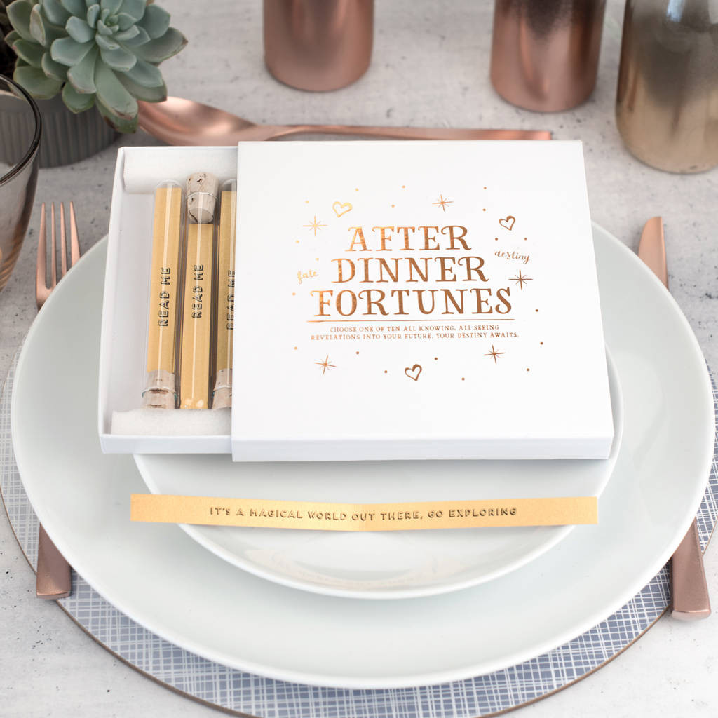 Dinner Party Gift Ideas
 after dinner fortunes dinner party t by bread & jam