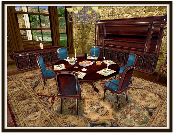 Dinner Party Ideas For 6
 Second Life Marketplace Dinner Party Dining Set for 6