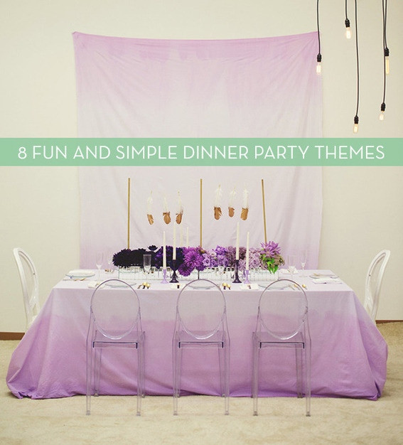 Dinner Party Ideas For 8
 8 Easy and Fun DIY Dinner Theme Party Ideas