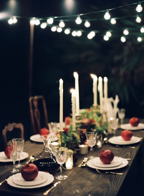 Dinner Party Ideas Winter
 Woodsy Winter Dinner Party Entertaining
