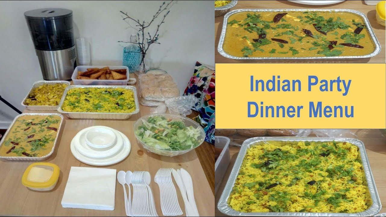 Dinner Party Menu Ideas For 8
 Indian Dinner Menu for Guests