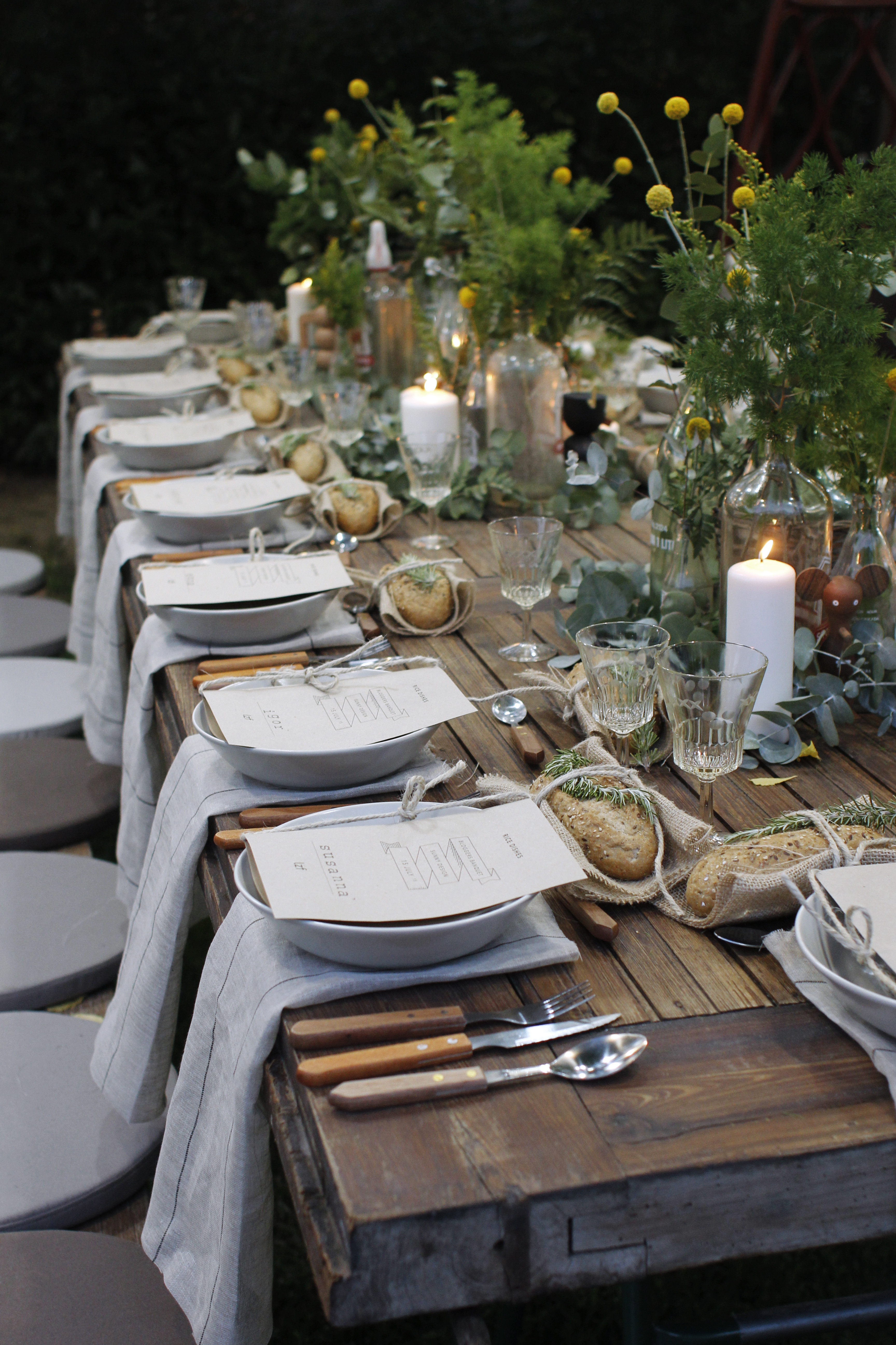 Dinner Party Table Ideas
 Gorgeous Garden Party with LZF Lamps