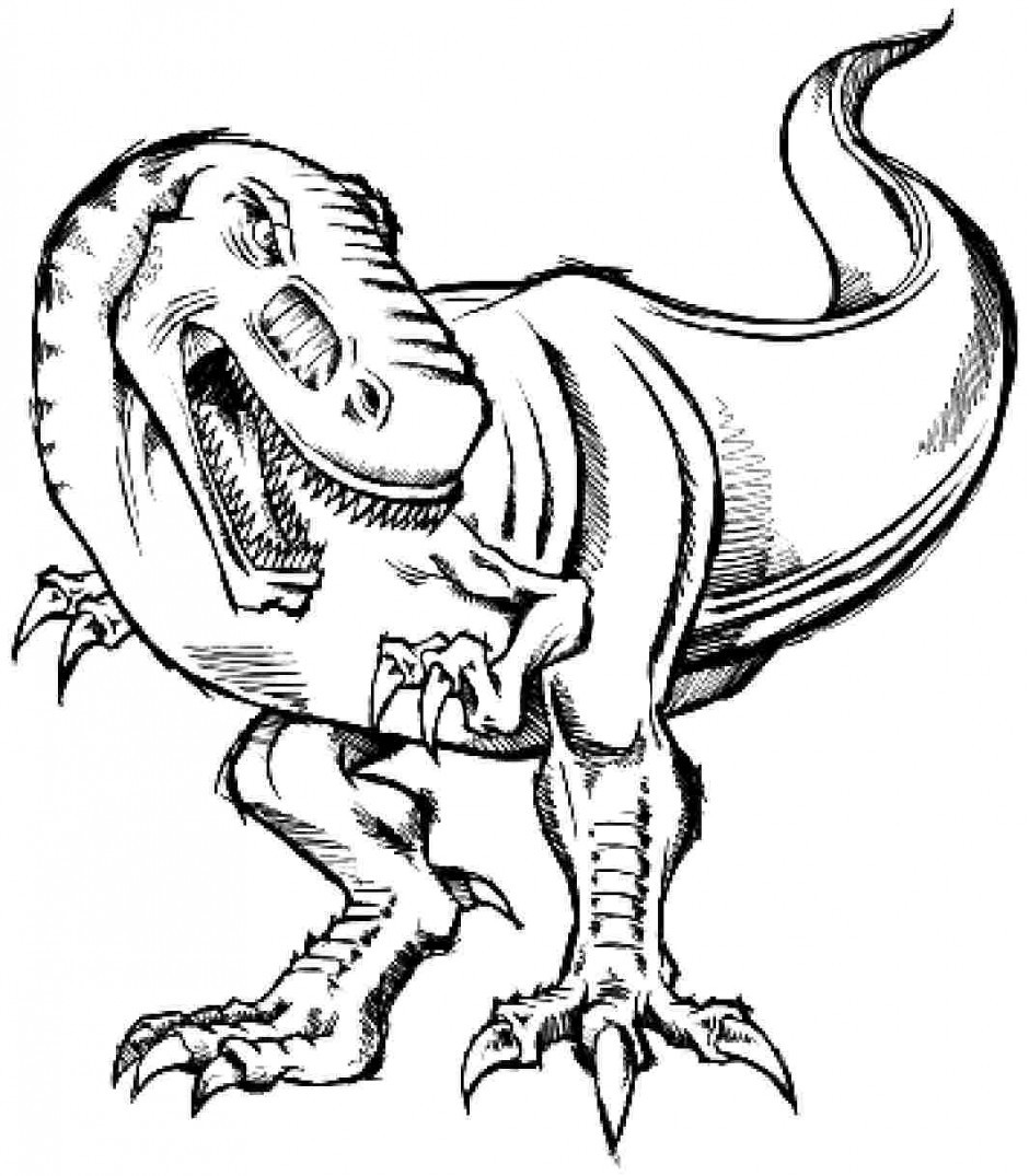 Dinosaur Printable Coloring Pages
 Baby Dinosaur Coloring Page