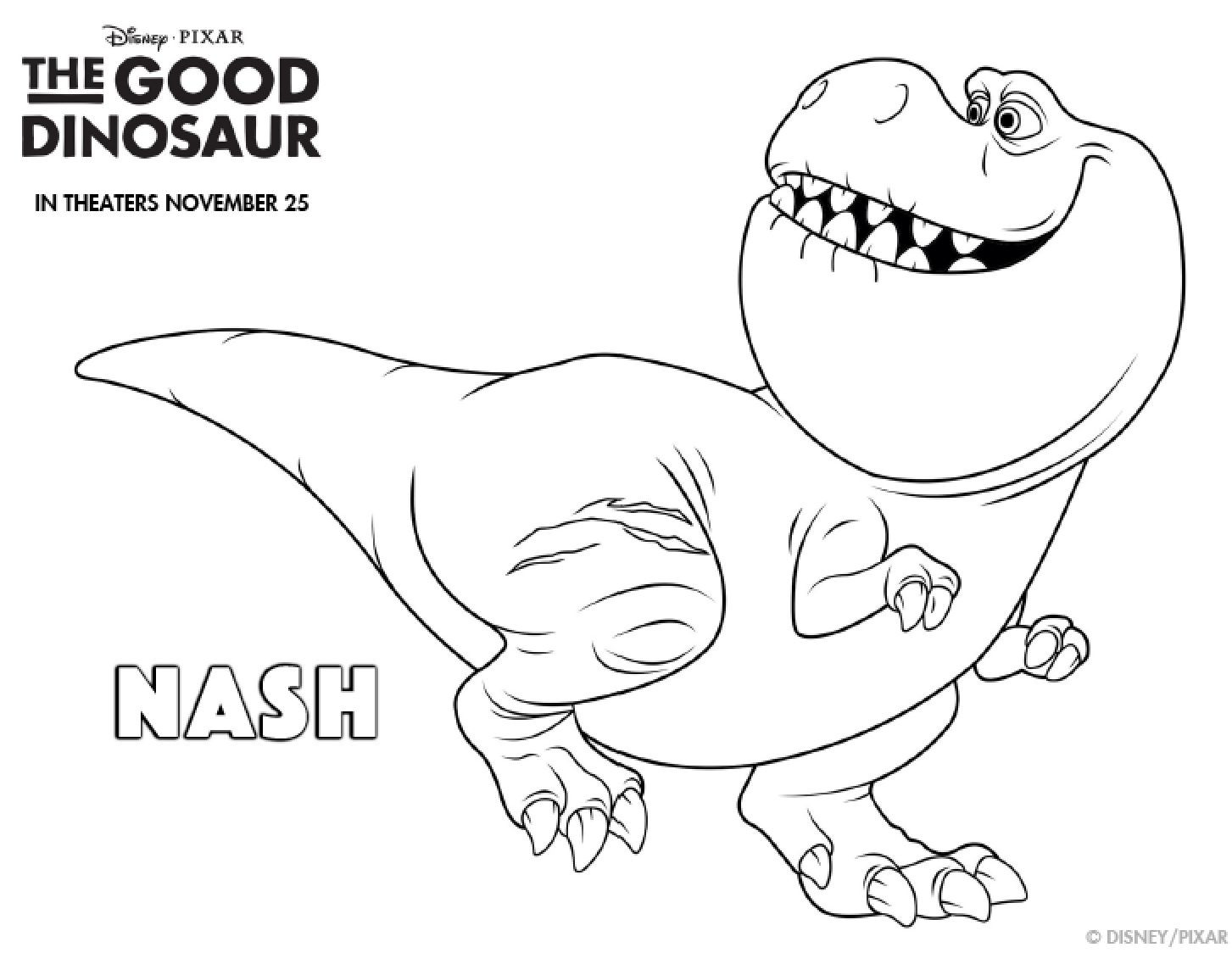 Dinosaur Printable Coloring Pages
 The Good Dinosaur Coloring Pages