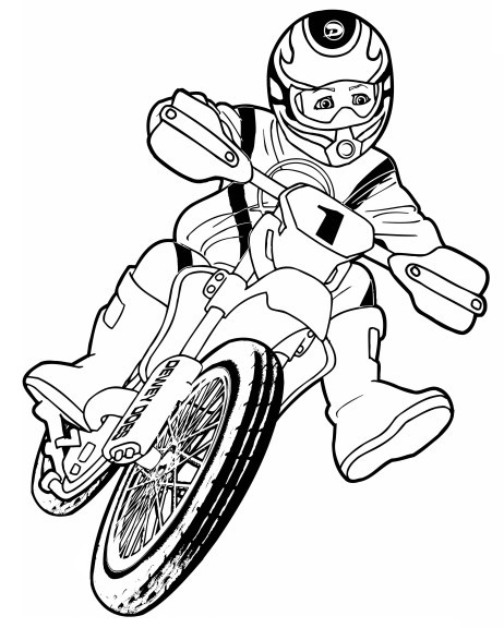 Dirt Bike Coloring Pages Boys
 Coloriage moto cross motocross à imprimer
