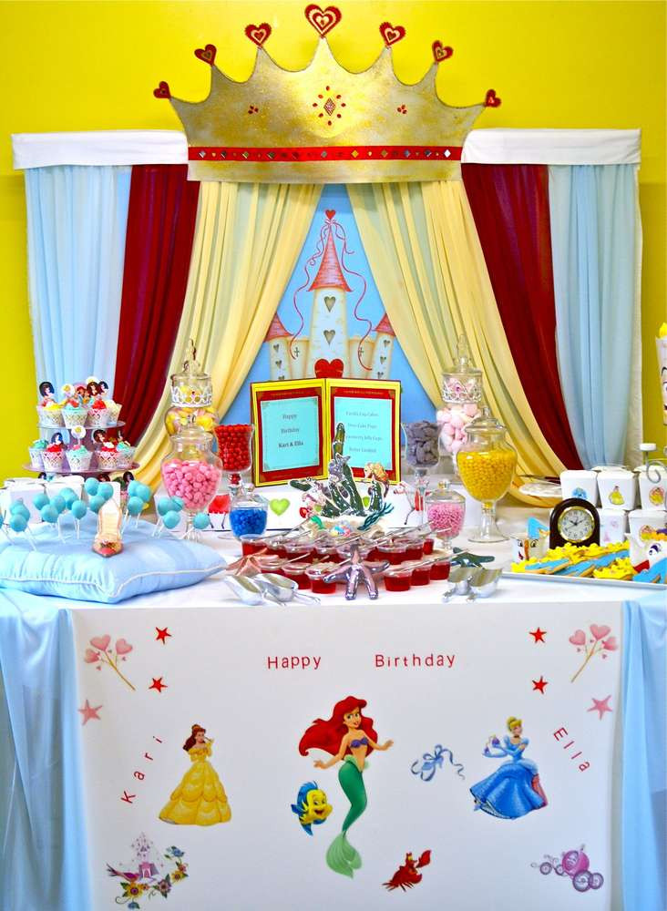 Disney Birthday Decorations
 Disney Princess Birthday Party Ideas