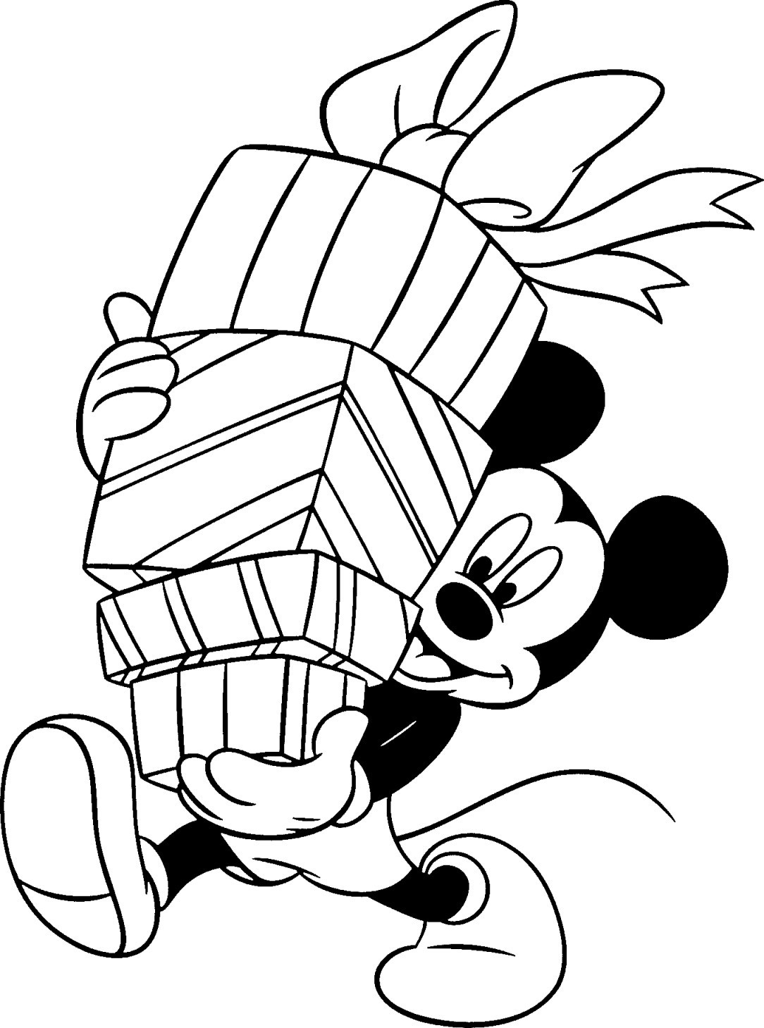 Disney Christmas Coloring Pages
 Free Disney Christmas Printable Coloring Pages for Kids